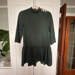 J.O.A. Dark Green Knit Dress